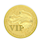 Gold custom coin