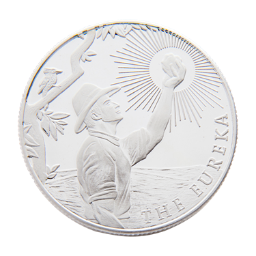 Silver ABC Bullion Eureka coin 