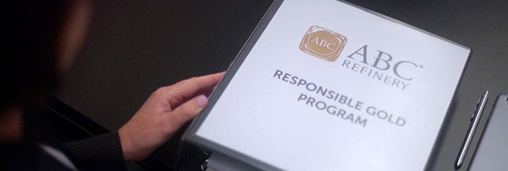ABC Refinery Responsible Gold Program binder 