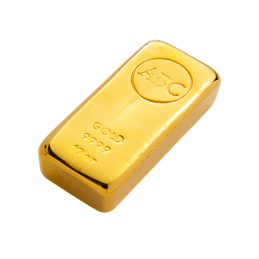 10 oz ABC Bullion Gold cast bar 