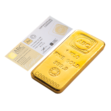 1 kg ABC Bullion Gold cast bar 