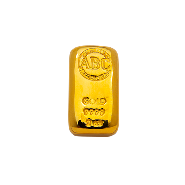 2 oz ABC Bullion Gold cast bar 